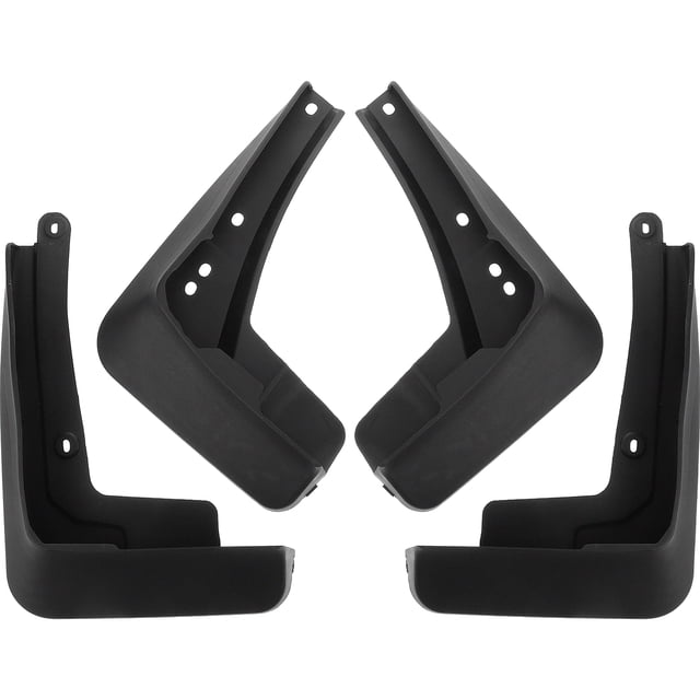 KAKOWELY wheel splash guard 4pcs Car Mud Flaps Vehicles Mudguard Splash Guards Front And Rear Set Mudflaps Dirty Fenders Auto Accessories Black12.01"X8.27"X2.36"