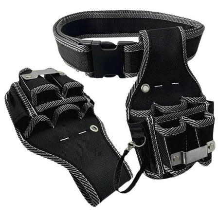 

Canvas Tool Bag Carpentry Small Black Oxford Cloth Electrician Bag Hardware Tool Belt