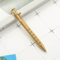 thumbnail image 6 of Qyaukm Solid Brass Tactical Pen, Edc Pocket Pen with Clip, Hexagonal Grip Writing Pen for Men, Gift for Christmas Birthday, 1X Ballpoint Pen, 6 of 8