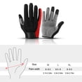 thumbnail image 4 of Guardurnaity Guantes de ciclismo dedo completo impermeable a prueba de viento pantalla táctil bicicleta manopla transpirable accesorios de tela correr esquí guantes y mitones L Guardurnaity AP013236-03, 4 of 6