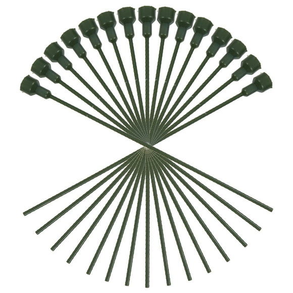 Minkissy 15Pcs Bendable Flower Support Sticks Artificial Flower Stem For Wedding Party Home Decor
