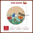 thumbnail image 4 of Bingfone Christmas Tree Skirt Mat Christmas Decoration Interior 30"-Colorful Plants And Insects, 4 of 8