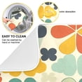 thumbnail image 3 of Yayeee Dish Drying Mat for Kitchen Counter Ultra Absorbent Easy Clean Pad 18x16", Beige Clover Pattern, 3 of 7
