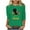 A01-Green, variant on ZVAVZ Henley Shirts for Women,Ladies Black History Month T Shirts 3/4 Length Sleeve O-Neck Shirts Pride African American T-Shirt Flash Deals of The Day Clearance Orange L
