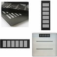 thumbnail image 4 of Rectangle Shape Air Vent For Door Air Vent Grille, Ventilation Purposes Aluminum Alloy Furniture Vent With Reliable And Stable Performance In Various Rooms (2PCS), 4 of 5