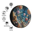 thumbnail image 4 of Naloa Starry Sky Planet Lollipop PVC Leather Spare Tire Wheel Cover for Car Truck SUV Camper Trailer Universal Fit many size15 inch, 4 of 6