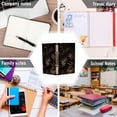 thumbnail image 2 of joogoo Spiral Journal Notebook Golden Leaves College Ruled Notebooks 8.3" x 5.7" 2 PCs, 2 of 8