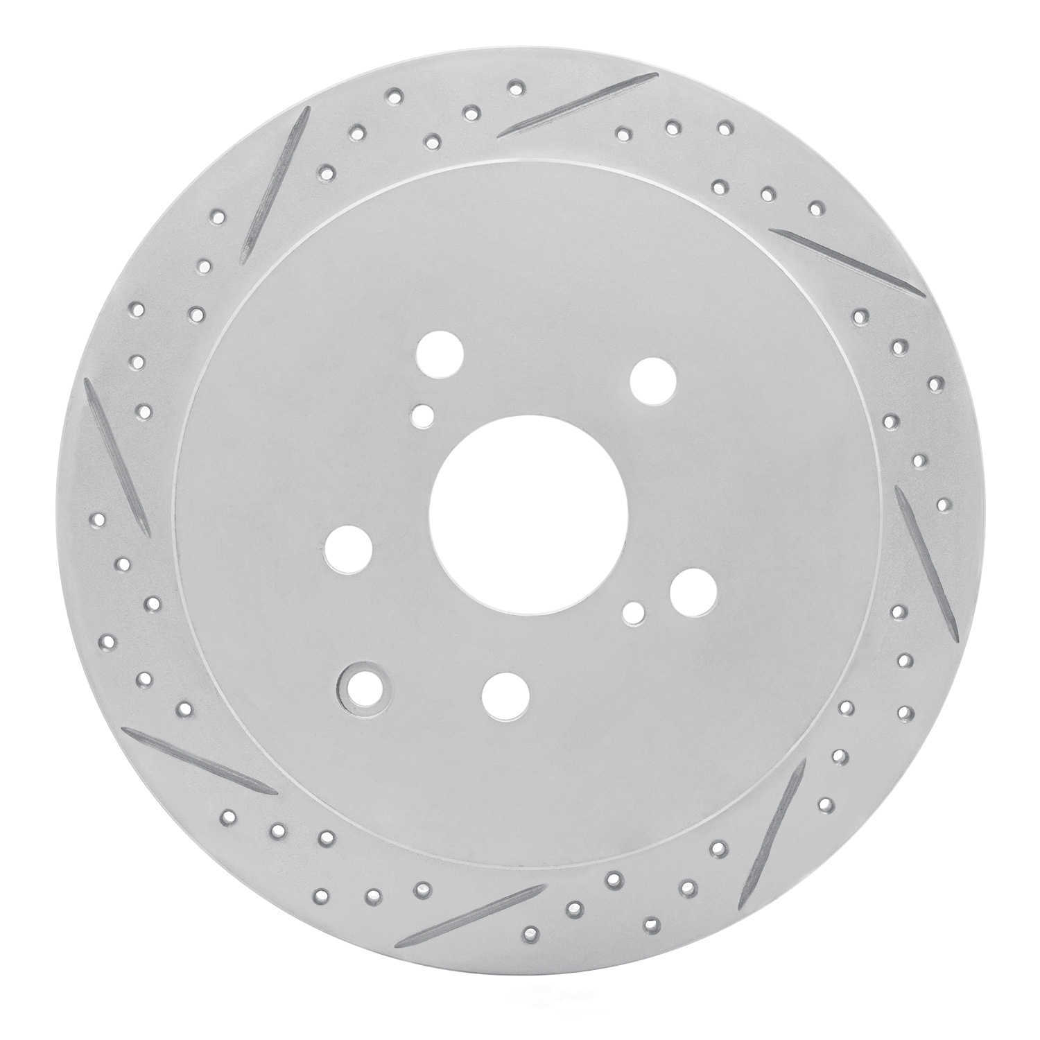 Dynamic Friction Company 830-76141L DFC Geoperformance Rotor - Drilled and Slotted