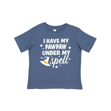 

Inktastic I Have My Pawpaw Under My Spell with Cute Witch Hat Gift Baby Boy or Baby Girl T-Shirt