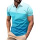 thumbnail image 1 of Men's Summer Leisure Culture Breathable Short Sleeved Shirt TopL, 1 of 5