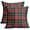 Red Green Blue, variant on Christmas Plaid Pillow Covers 18x18 Set of 2 Red Green Blue Xmas Buffalo Plaid Checked Print Throw Pillows Outdoor Decorative Pillowcase Farmhouse Square Cushion Cases Decor for Sofa Couch Bed