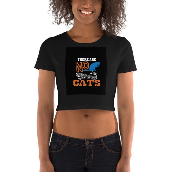 There Are No Ordinary Cats Crop Tee
