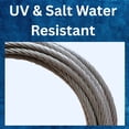 thumbnail image 5 of 7/32" Boat Trailer Winch Cable, 25 ft – Upgrade from 3/16", Galvanized Steel w/ Hook, 5 of 7