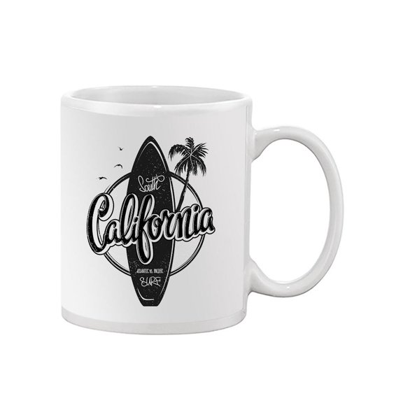 California Surf Board Mug  -Image by Shutterstock,
