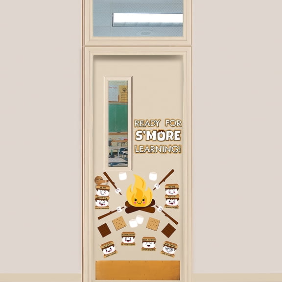Fun Express 4" - 16" S'more Learning Cardstock Classroom Door Decorations – 22 Pieces
