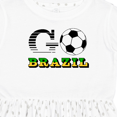 thumbnail image 4 of Inktastic Go, Brazil- Soccer, Football Girls Toddler Dress, 4 of 5