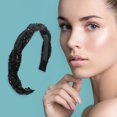 thumbnail image 2 of Unique Bargains 1 Pc Sequins Weave Headbands for Women Black, 2 of 6