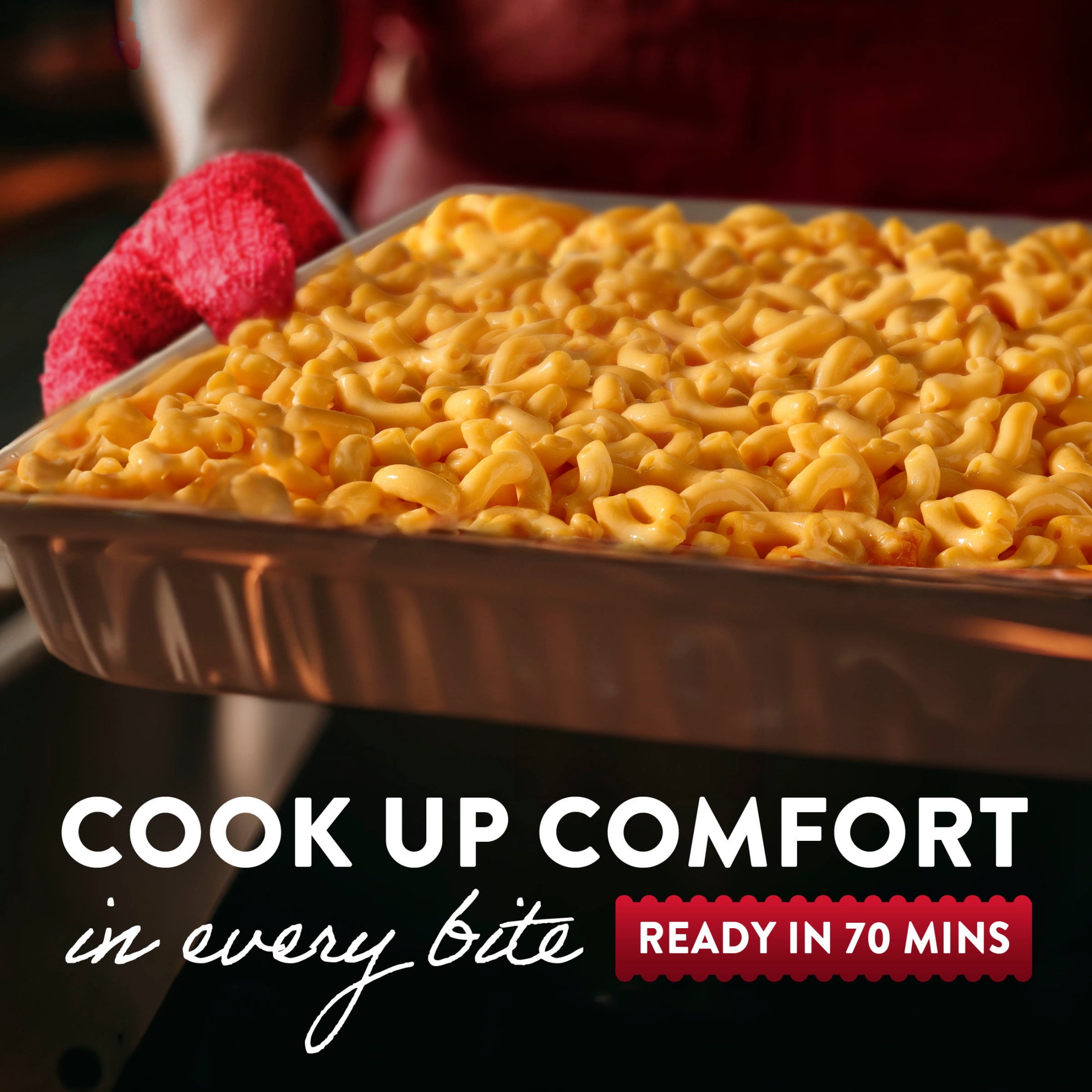 Stouffer's Macaroni & Cheese, Party Size, Frozen Mac and Cheese Meal, 76 oz (Frozen)