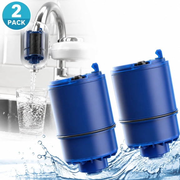 Deally 2 Pack Faucet Filter Replacement for All PUR®Plus, PUR® Water Filter Replacement, PUR® Filter Replacement RF-9999®, 600-Gallon Long Lifespan