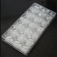 thumbnail image 3 of 18 Cavities 3D Oval Shaped Magnetic Chocolate Transfer Mould,Polycarbonate Chocolate Molds,DIY Baking Tools Bakery Pastry Tray Maker,Magnet Transparent Chocolate Sheet Candy Mould Bakeware Mould, 3 of 4