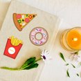 thumbnail image 3 of Fast Food Metal Cutting Dies Hamburger Fries Pizza Ice Cream Die Cuts Carbon Steel Stencils DIY, 3 of 7