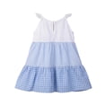 thumbnail image 2 of Vestido Beebay Mix-Match con volantes azul de algodón, 5 años, 2 of 5