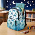 thumbnail image 3 of DISNIMO Sea Turtle Print 17 Inch School Backpack for Boys Girls, Multi Compartments Bookbag for Primary & Junior High Students with Water Bottle Holders, 3 of 7