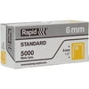 Rapid, RPD23391100, R23 No.19 Fine Wire 1/4" Staples, 5000 / Box, Gray