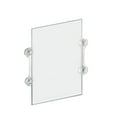 thumbnail image 4 of Clear Acrylic Window/Door Sign Holder Frame with Suction Cups 11"W x 17''H, 2-Pack, 4 of 8