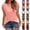 #01 Pink, variant on Womens Short Sleeve Shirts Fringe Trim Sleeves Crew Neck Loose Fit Lightweight Tops Western Casual Summer Daily Vacation T-Shirts , L, #01 Purple
