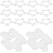 TEHAUX 50pcs Reusable Balloon Clips for Balloon Arch Made of Sturdy Plastic White Color