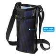 thumbnail image 4 of REGALWOVEN Water Bottle Bag, Mesh Portable Holder Adjustable Strap for Hiking and Camping Black, 4 of 6