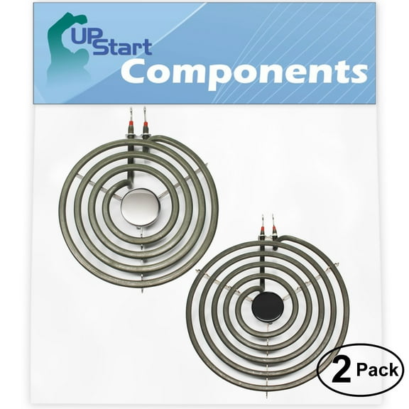 2-Pack Replacement Frigidaire FEF356GSA 8 inch 5 Turns & 6 inch 4 Turns Surface Burner Elements - Compatible Frigidaire 316442301 & 316439801 Heating Element for Range, Stove & Cooktop