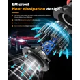 thumbnail image 3 of LED For CARAVAN 1996-2007 Headlight Kit 9007 HB5 6000K White Bulbs High&Low Beam, 3 of 8