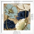thumbnail image 4 of Art.com Blue Joyful Poppies II Art Print by Elizabeth Medley, White Frame Wall Art, 21" x 21", 4 of 4