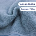 thumbnail image 4 of Toalla Baño Completo Gris 2 piezas 100% Algodon premium102x178 - Hokins, 4 of 7