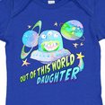 thumbnail image 4 of Inktastic Out of This World Daughter Cute Alien in Outer Space Girls Baby Bodysuit, 4 of 5