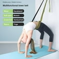 thumbnail image 2 of Waist Back Leg Stretch Strap at Door Hanging for Stretching Back Bend Split Inversion, Home Yoga Fitness Gym Trainer, 2 of 9
