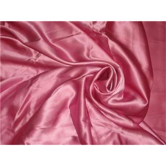 100% PURE SILK SATIN FABRIC dusty rose colour 44''quot;wide