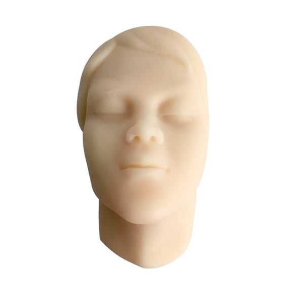 Modelo de Cabeza de Silicona con Micromoldeado, Simulación de Inyección , Almohadilla de Piel con Sutura, Modelo de Mujer Maniquí