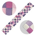 thumbnail image 5 of Yayeee Table Runner 90 inches Long Home Kitchen Dinning Party Decoration, Pink and Purple Plaid Pattern, 5 of 7