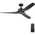 thumbnail image 1 of Honeywell Lynton 52" Ceiling Fan w/ Remote, & Reversible Blades, Matte Black, 1 of 11