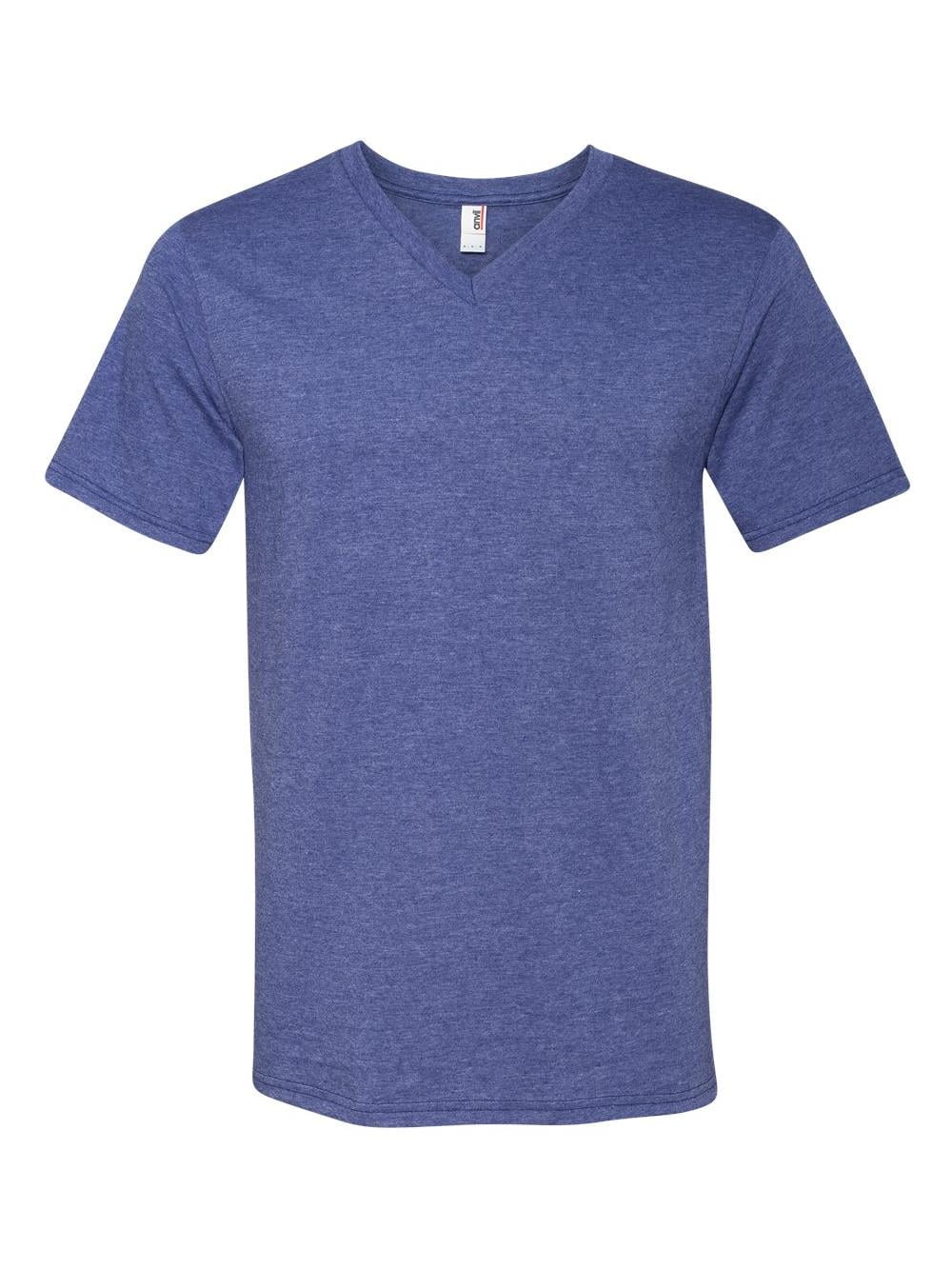 Download Anvil - 982 Anvil T-Shirts Lightweight Ringspun V-Neck T-Shirt - Walmart.com