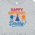 thumbnail image 4 of Inktastic Happy Birthday Daddy Celebration Girls Toddler Dress, 4 of 5