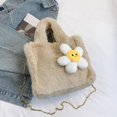 thumbnail image 2 of Bolso Peludo para Mujeres Peluche Correa Ajustable Viajar Por, 2 of 4