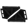 thumbnail image 3 of 2Pcs 23.5x17.5x11.5cm Car Truck Wheel Tire Chock Stop Block Rubber Curb Ramp with Hand Grip, 3 of 8
