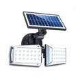 thumbnail image 3 of Luz De Pared Led Solar Microondas Luz De Inducción Del Cuerpo Humano Doble Cabezal Giratorio Hogar Patio Impermeable Farola Solar 42 Leds Monstrate HA014781-00, 3 of 7