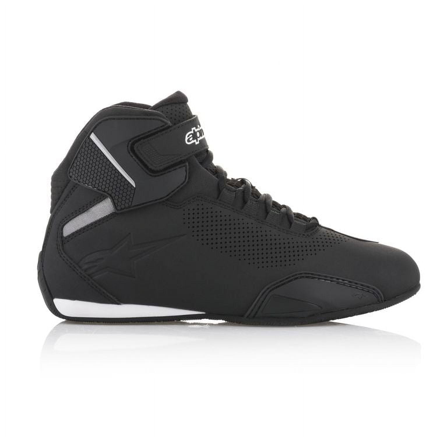 【alpinestars】SEKTOR SHOE Alpinestars Sektor Mens Vented Motorcycle Shoes Black/White 8 USA