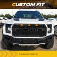 thumbnail image 3 of AMERICAN MODIFIED Raptor Front Hood Mesh Grille for 2015-2017 Ford F150, 3 of 8