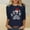 Navy#01, variant on Christmas Shirt for Women Oversize Crew Neck 3/4 Length Sleeve T Shirts Tops Womens Casual Christmas Print Three Quarter Sleeve Loose Fits Round Neck Pullover Tee Shirts Gift Blouse Tee Tops